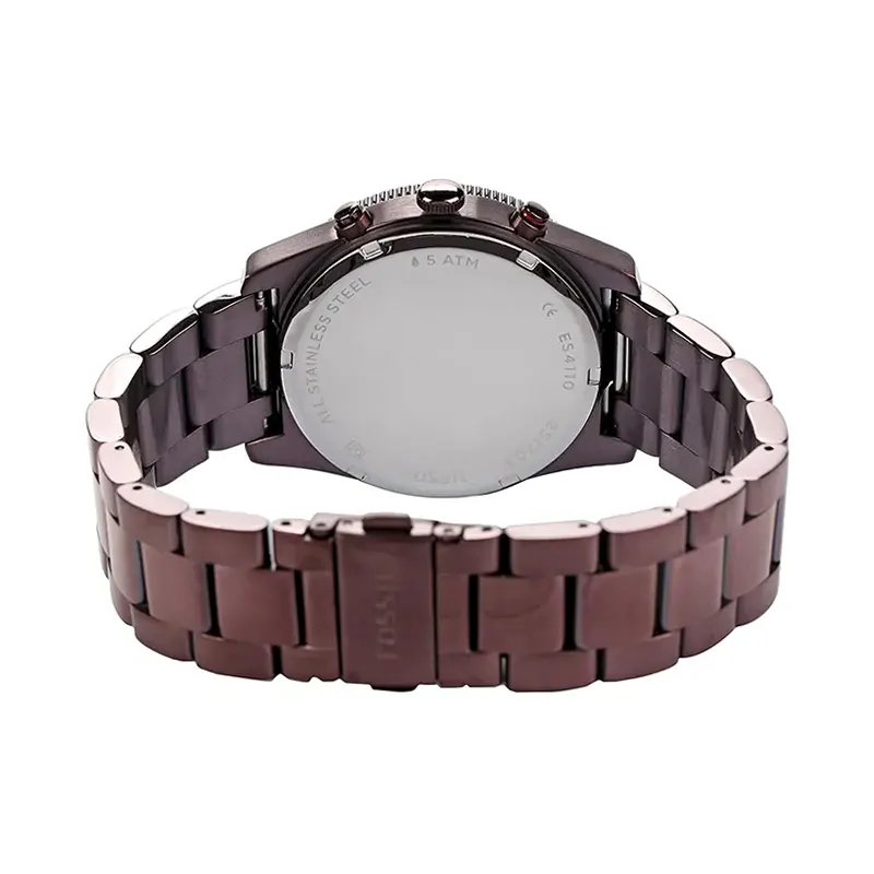 Fossil Perfect Boyfriend Multi-Function Wine Ladies Watch- ES4110